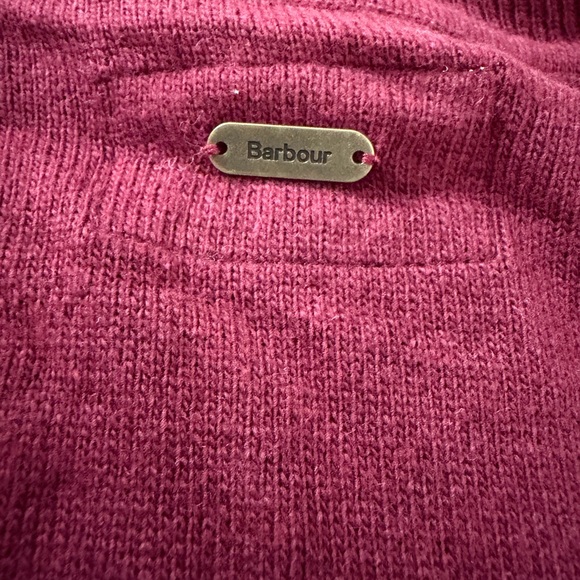 NWT: BARBOUR PENDLE ROLL COLLAR SWEATER - BURGUNDY, Size 6 (USA) - Picture 9 of 12